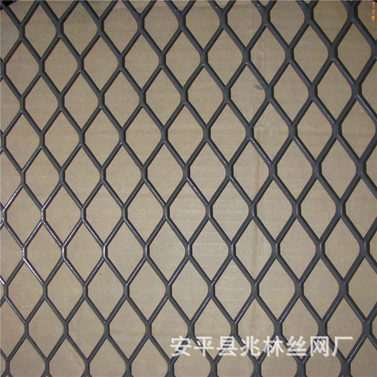 (Wire Mesh Manufacturer) Produces Customized Stretched Diamond-Shaped Galvanized Aluminum Steel Wire Mesh Stainless Steel Heavy Steel