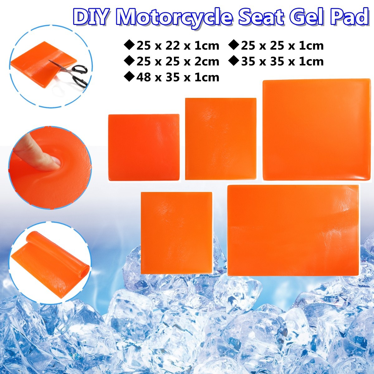 Gel Pad Cooling Sheet Motorcycle Pad