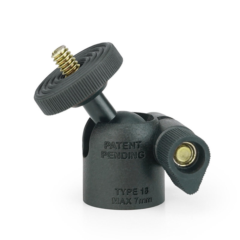 Q29 nylon spherical gimbal camera mobile phone Universal rotation stable portable bracket hot shoe gimbal accessories 1/4