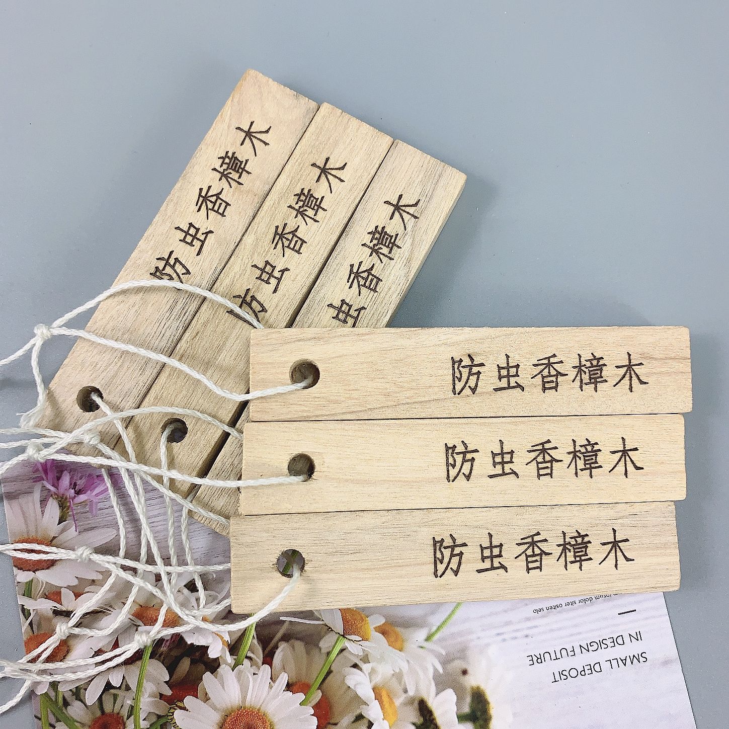 Camphor wood strips camphor wood blocks camphor wood strips 10*2*1cm insect-proof camphor wood bulk moth-proof moisture-proof odor removal