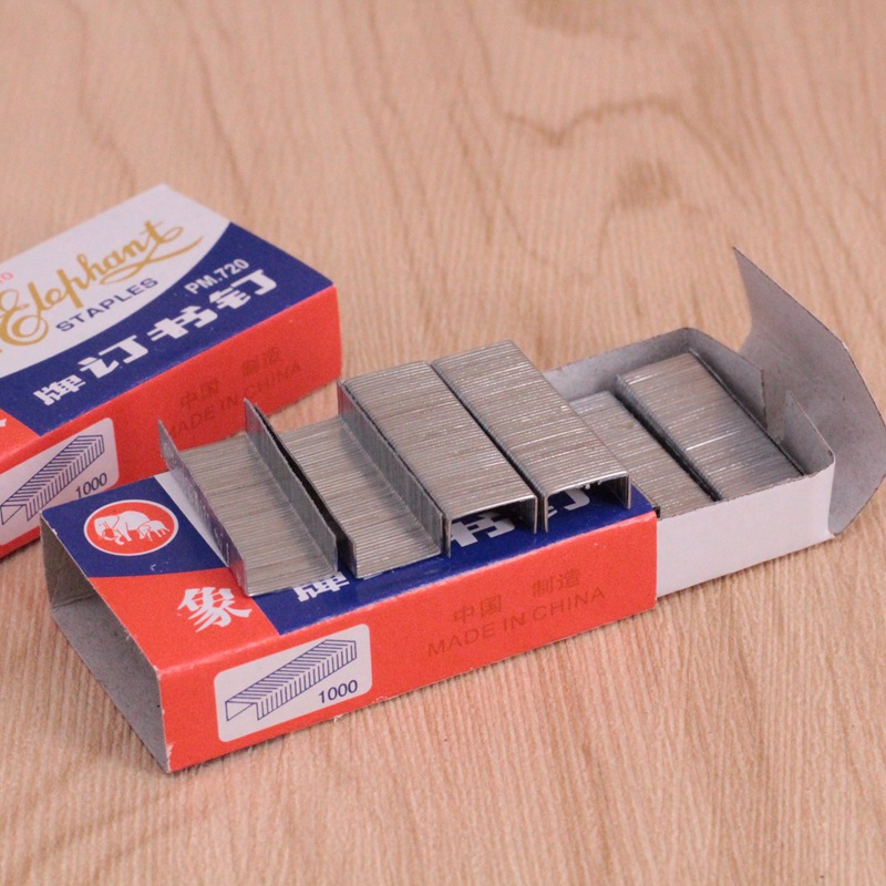 Wholesale xiangpai No. 10 staple small size staple Financial Express office Student 10# mini nail