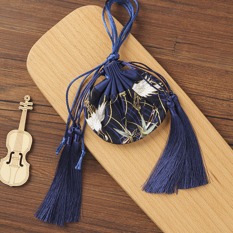 Dragon Boat Festival Crane Sachet Antique Sachet Tassel Sachet Empty Bag Mosquito Repellent Car Pendant Gift