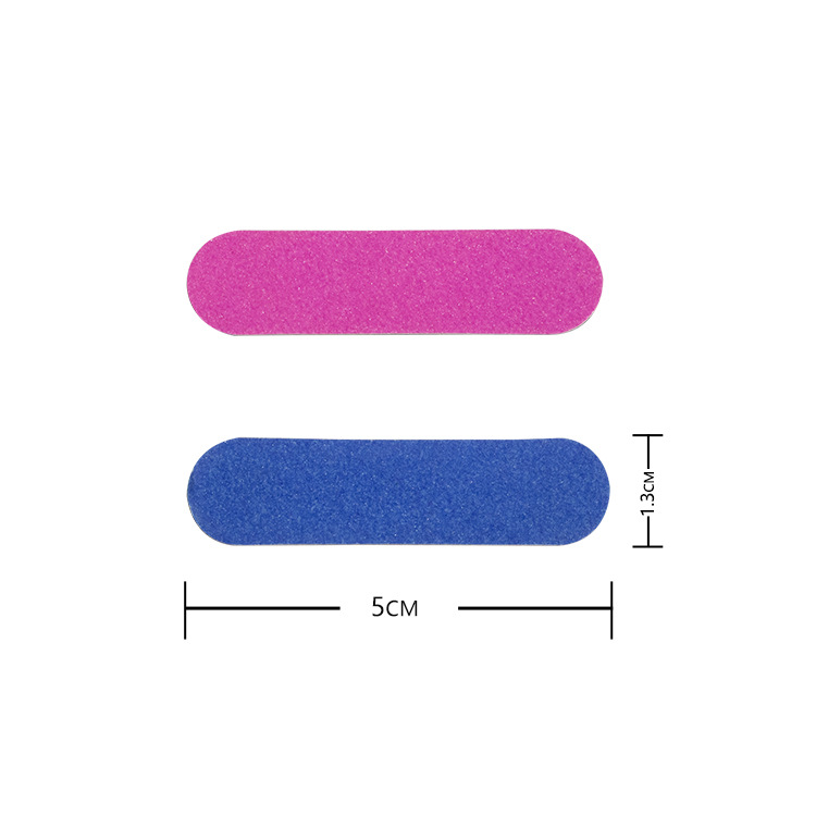 Disposable nail tools double-sided color Mini 5cm nail polishing file manufacturers spot supply