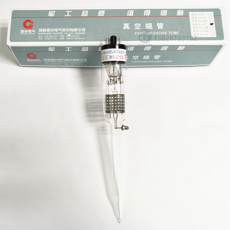 Supply Chengdu Guoguang electrical measurement vacuum regulation ZJ-27 ionization tube glass regulation package certificate original genuine goods