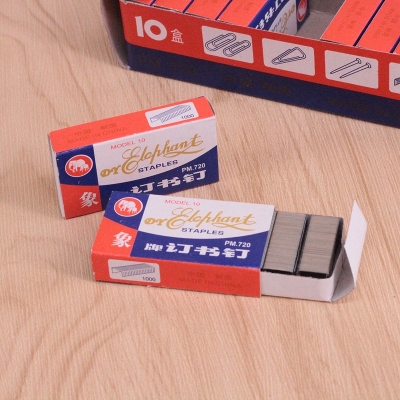 Оптовая скоба xiangpai № 10 малый размер скобы Financial Express офисные студенческие 10# мини-гвоздь