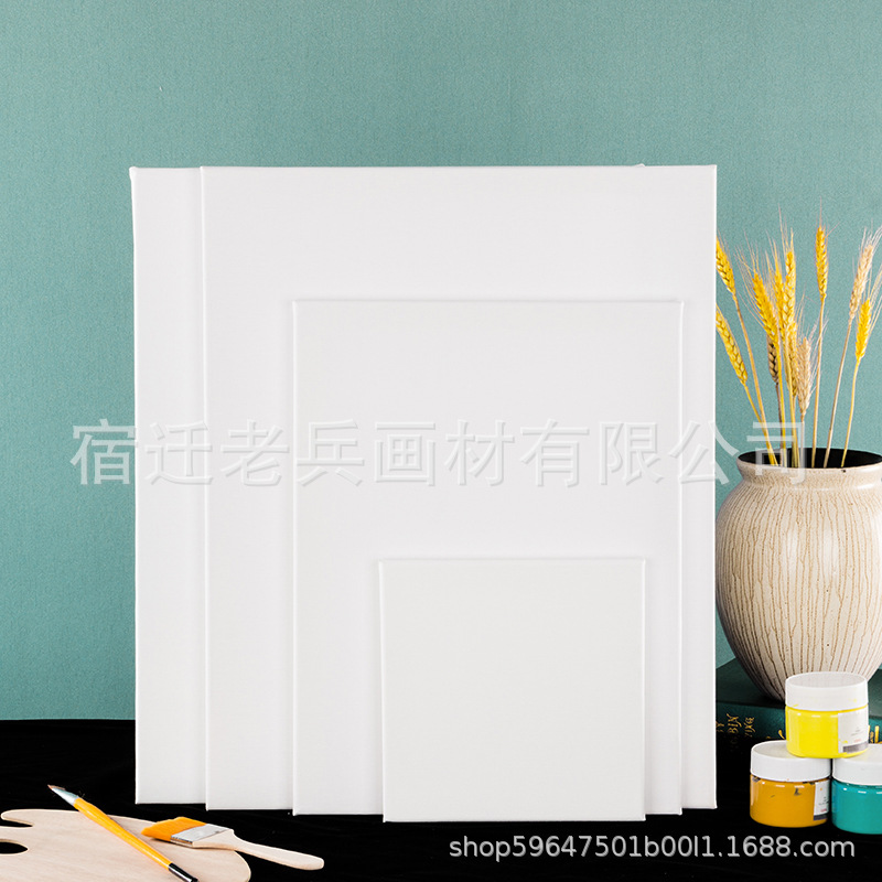 Wholesale oil painting frame pure cotton oil canvas oil painting inner frame diy handmade acrylic oil canvas frame oil painting board