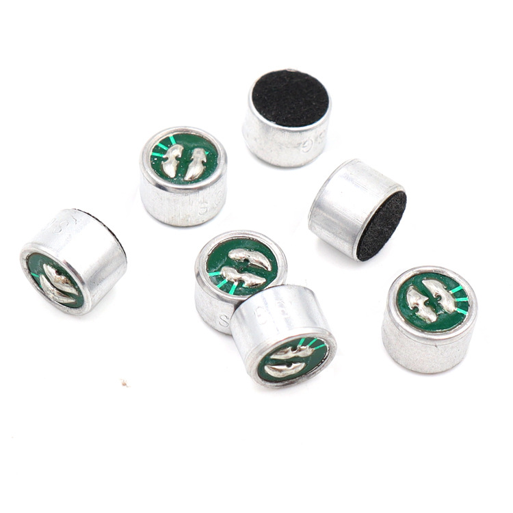 9767 solder spot electret 9 * 7MM flat head toy candle lamp microphone 52-58DB high sensitivity