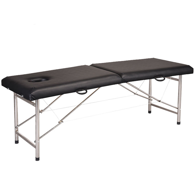 Folding Clinic Massage Bed Manufacturer Wholesale Portable Massage Bed Home Moxibustion Bed Stable Support Beauty Bed