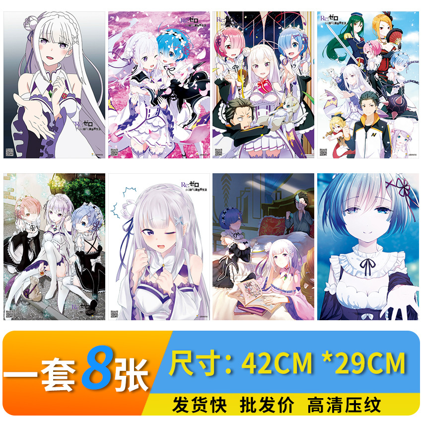 Anime Poster Chihiro Dragon Ball Pirate Conan Your Name Totoro HD Embossed Coated Paper Poster Wallpaper