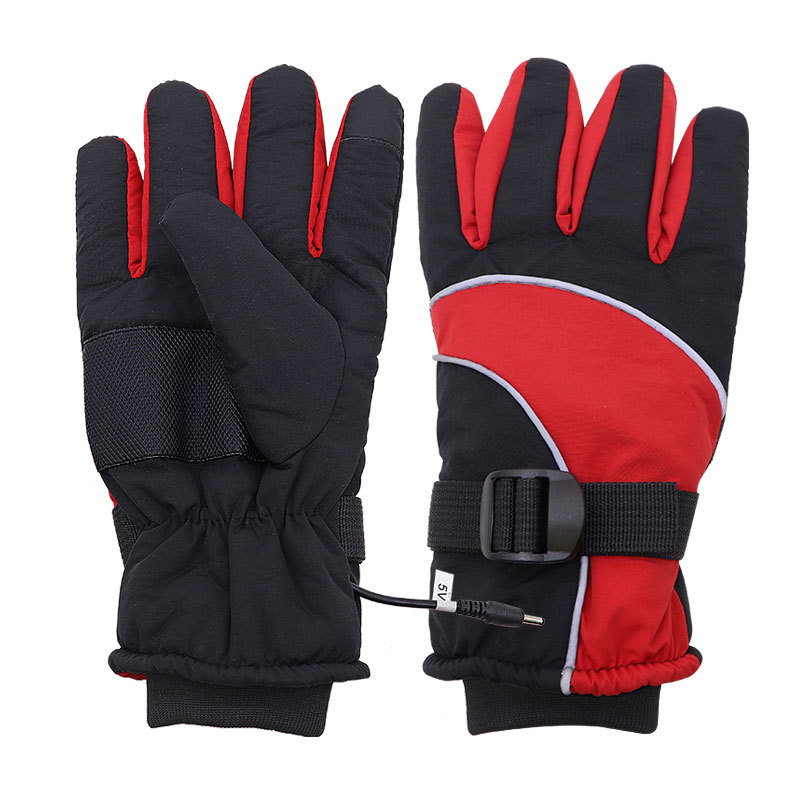 Rainproof cloth usb charging BMW motorcycle electric car charging heating warm gloves riding electric heating gloves