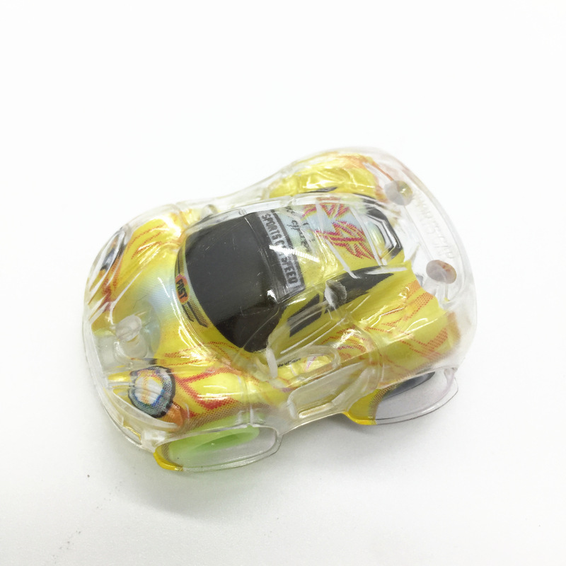 Chenghai Factory Double-Layer Transparent Graffiti Mini Pull-Back Racing Car Can Be Used as Food Snacks and Sugar Play Delivery