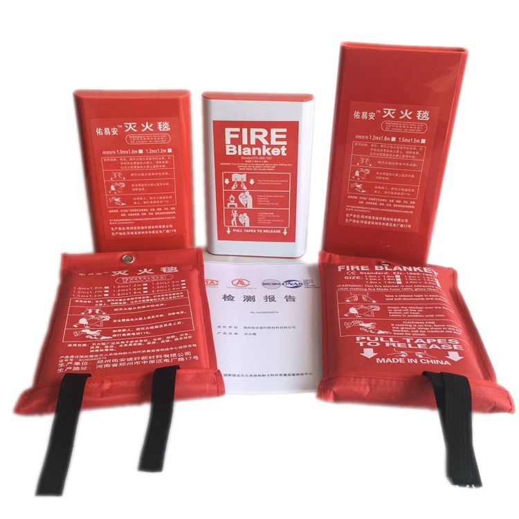 1m/1.5m/1.8m/2m fire blanket wholesale high temperature insulation fire escape fire blanket manufacturers