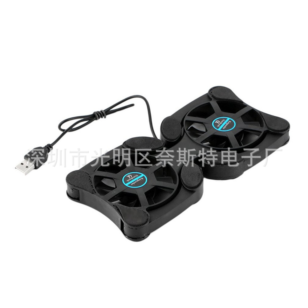 Manufacturer Supplies Portable Foldableing Radiator Laptop Cooling Pad Black Octopus 919 Radiator