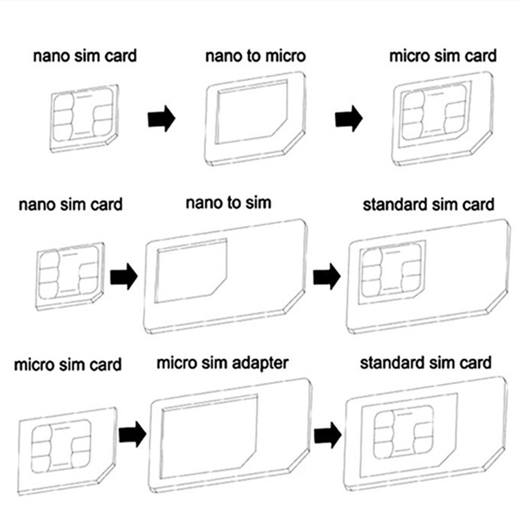 Manufacturers supply metal card holder sim card holder mobile phone card restorer 4-in-1 card taking Pin Smart full network mobile phone