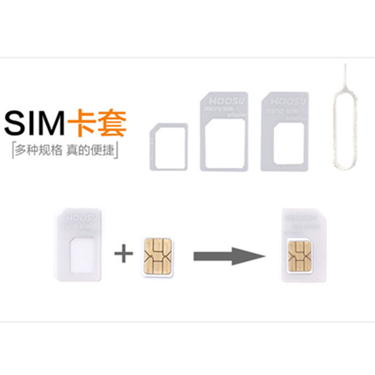 Manufacturers supply metal card holder sim card holder mobile phone card restorer 4-in-1 card taking Pin Smart full network mobile phone