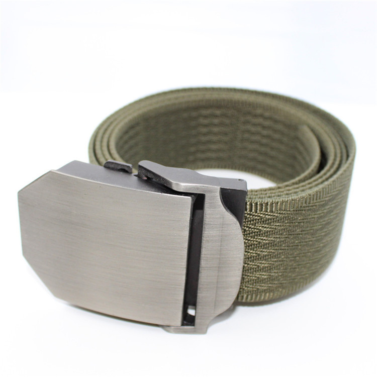 Manufacturer's Trendyy Trouser Belt Head, Light Plate with Laser Logo, Nylon Bag Buckle, Fashionable Casual Webbing Belt Buckle Head