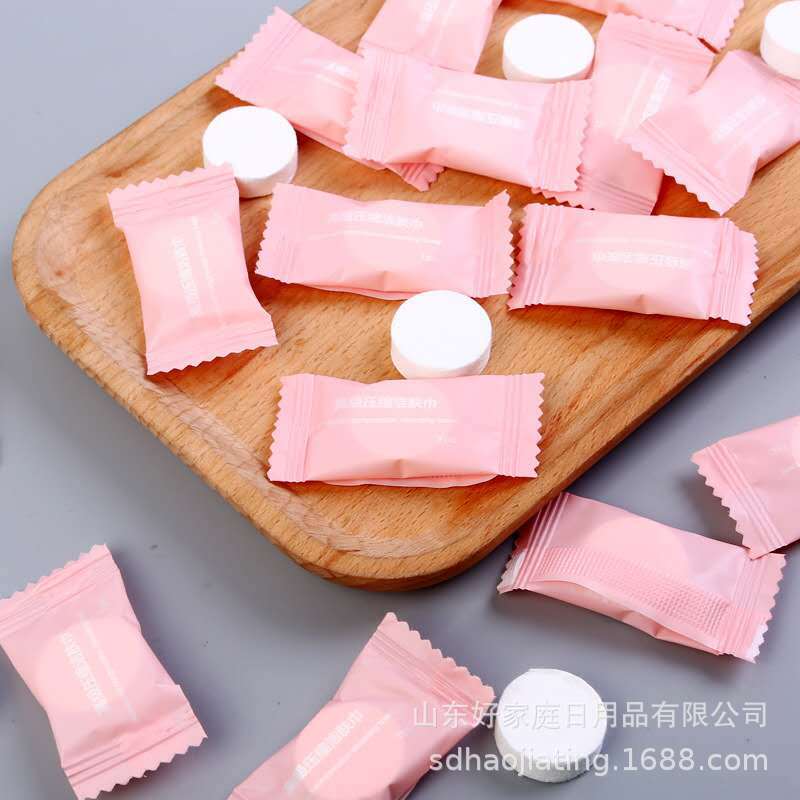 Manufacturer Compressed Towel Disposable Towel Vegetable Fiber Towel Travel Outdoor Supplies Wholesale