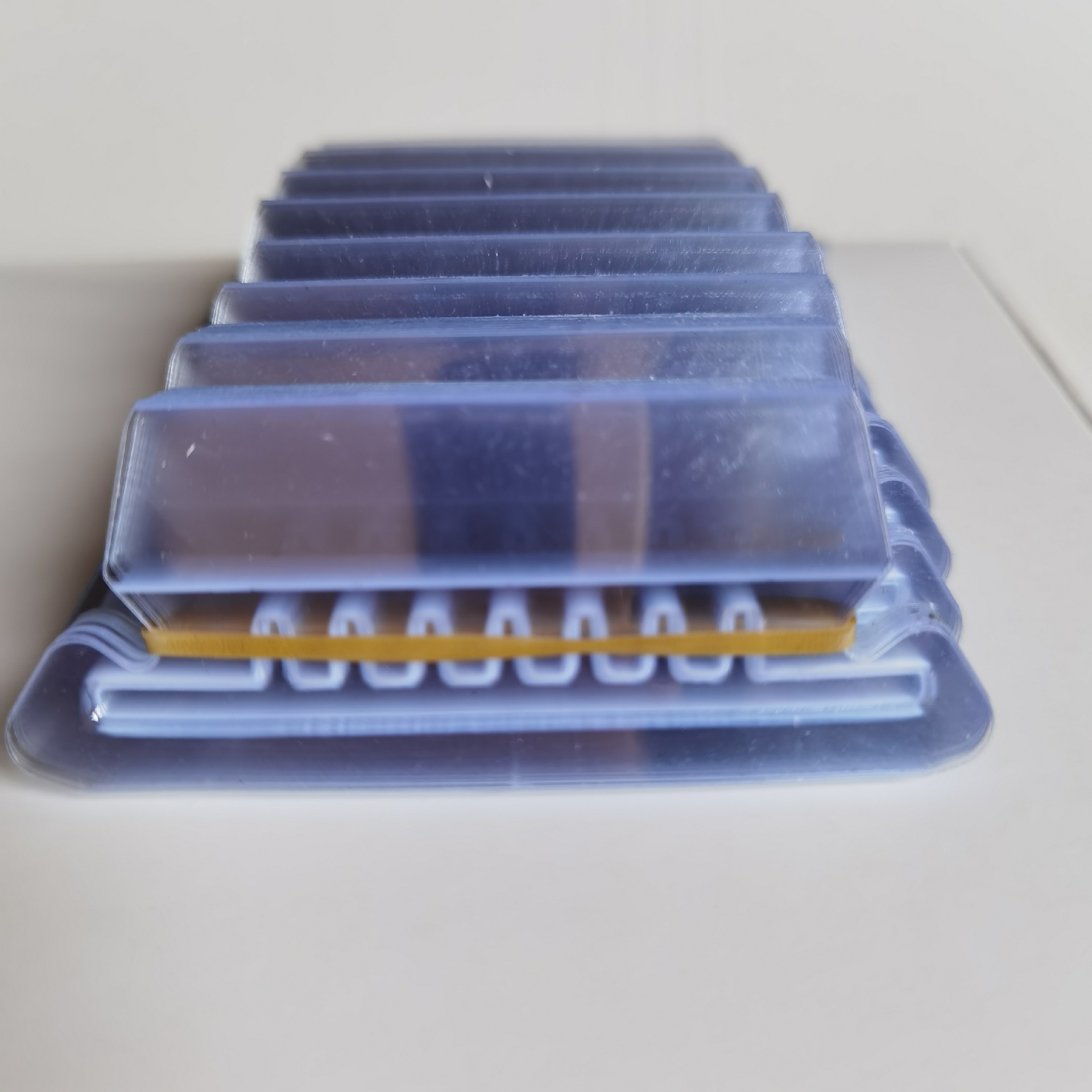 Quick Labor Change Notes Hanging Quick Labor Transparent PVC Label Writing Clip 100 PVC with 100 Writing Paper