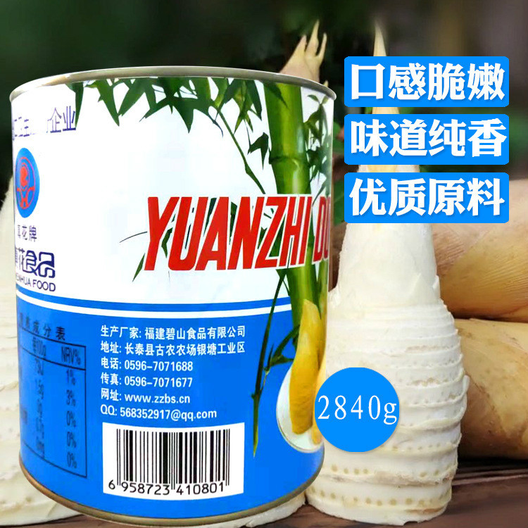 Zhenhua Brand Original Juice Winter Bamboo Shoots 2840g Ready-to-eat Winter Bamboo Shoots Clear Water Bamboo Shoots Canned Stir-fry Cooking Soup Ingredients