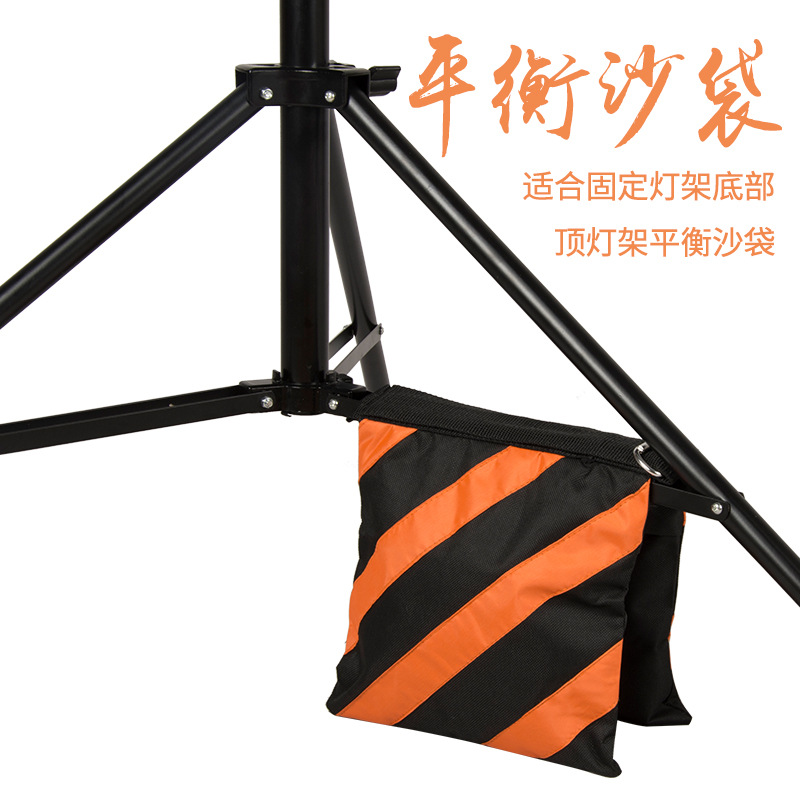 Factory Outlet Su Ben Double Color Striped Load-bearing Bag Sandbag Bag Load-bearing Canvas Steel Plate Balance Sandbag Photography Top