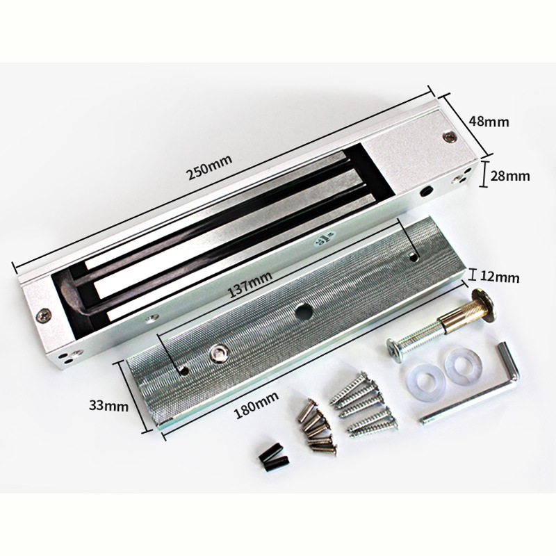 280kg Magnetic Lock Electromagnetic Lock Access Control Lock Magnetic Lock Signal Output Magnetic Lock 280kg Magnetic Lock