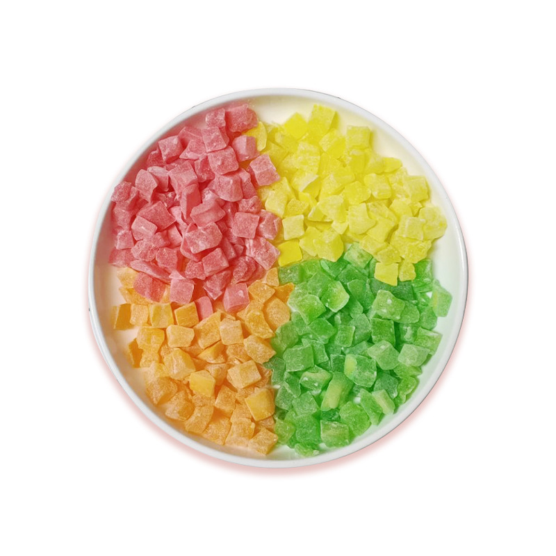 Diced papaya grain papaya crushed oats ingredients diced papaya dried flower and fruit tea baking raw materials bulk wholesale