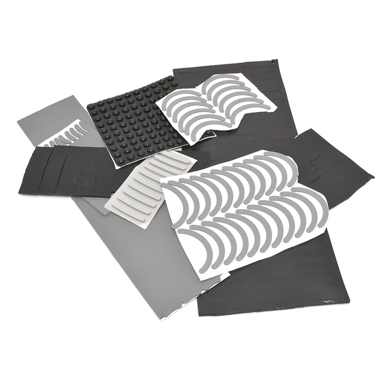 Supply silicone gasket custom waterproof non-slip rubber gasket strip 3M sealed rubber foot pad free sample