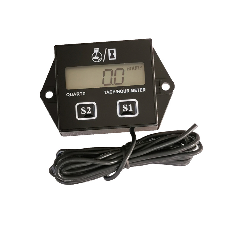 Tachometer Inductive Digital Display 2-stroke 4-stroke engine mower oil data accumulation timing tachometer