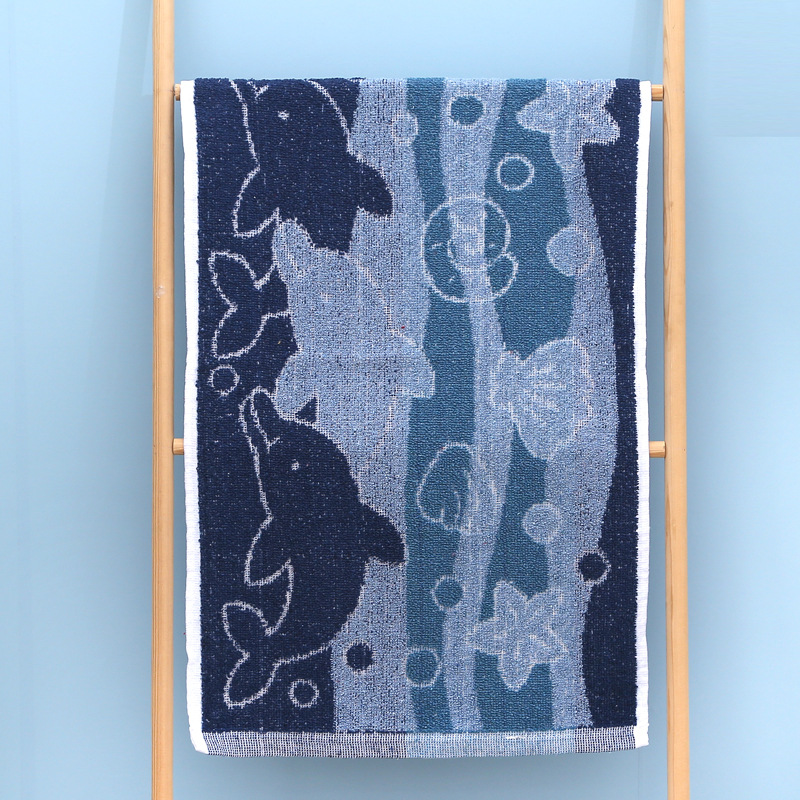 Wholesale cotton hotel towel 43*68cm bathroom non-slip absorbent cotton towel bathroom foot towel jacquard towel