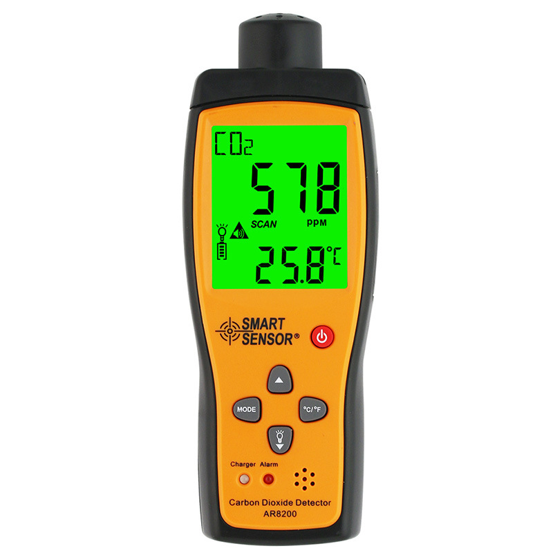 Carbon dioxide detector Simar8200 portable industrial breeding CO2 gas concentration test alarm