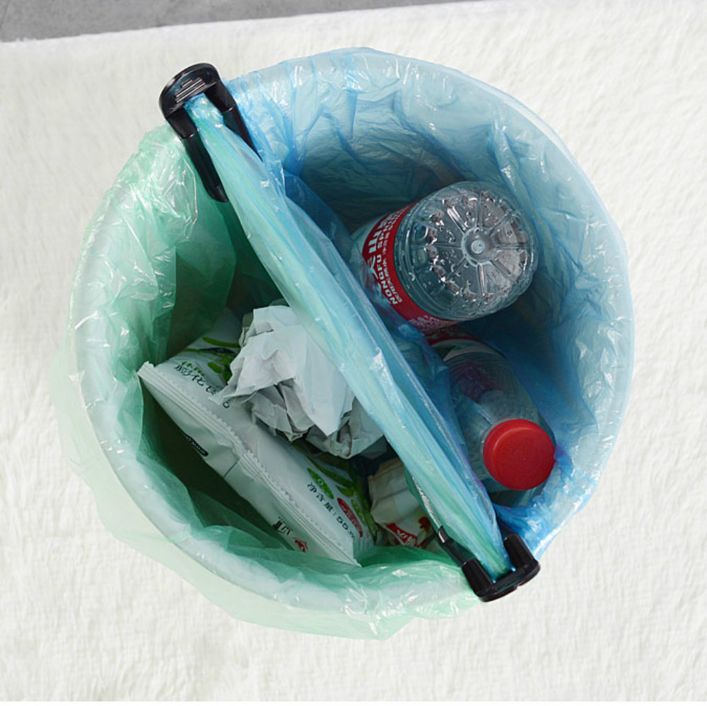 Garbage Bag Fixed Clip Buckle Paper Basket Trash Can Side Clip Garbage Bag Anti-Slip Clip Holder Fixed Garbage Bag Clip