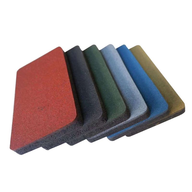 Rubber Floor Mat Gym Sports Outdoor Playground Kindergarten Color Outdoor Solid Color Rubber Floor Mat