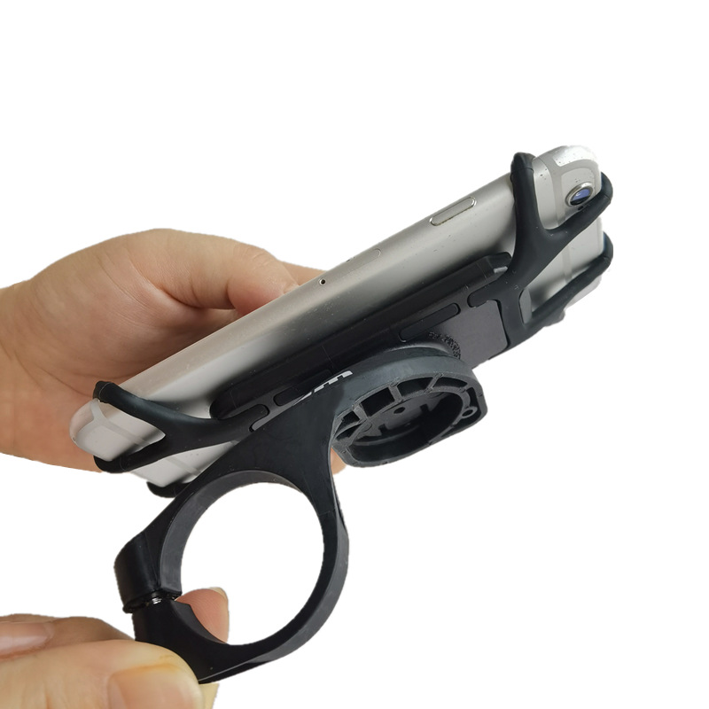 SUKOU Shockproof Silicone Tie Board Meter Rack Riding Quick Release Phone Rack for Garmin Jiaming xoss Meter
