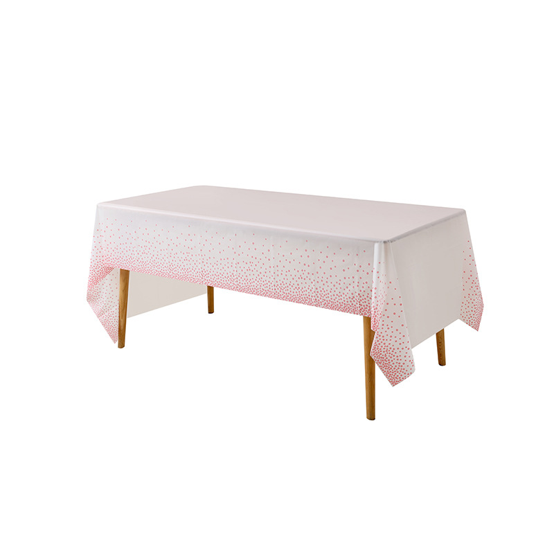 Amazon Dot Disposable Tablecloth Printed party Decorative Tablecloth PEVA Thickened party Tablecloth Waterproof