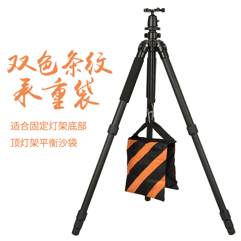 Factory Outlet Su Ben Double Color Striped Load-bearing Bag Sandbag Bag Load-bearing Canvas Steel Plate Balance Sandbag Photography Top