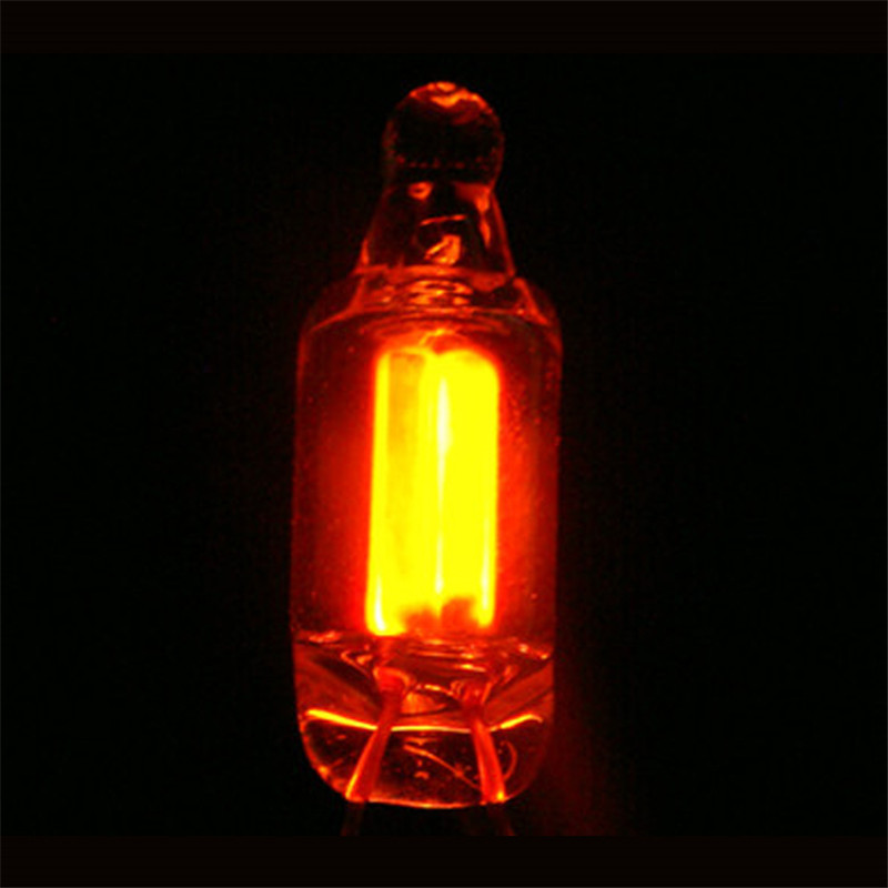 Lin Xin Electronics F6 Neon Bulb 6*22 Red Neon Lamp Ne-2 Electric Test Pen Lamp 110V220V Glow Power Supply