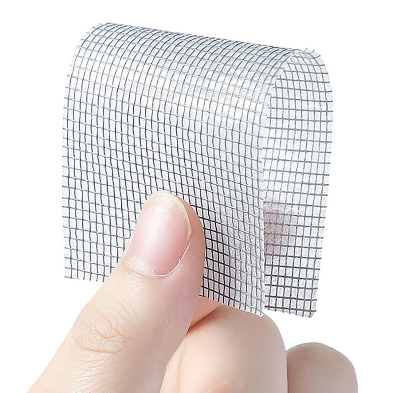 Mosquito Net Patch Adhesive Strips Self-Adhesive Mesh Patch Repair Strips Magic Tape Insect-Proof Patch
