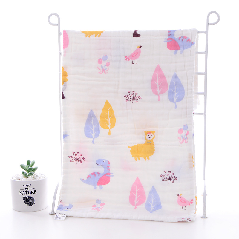 High density six layer cotton gauze towel face Bath adult face towel 35*75 gauze gift towel soft