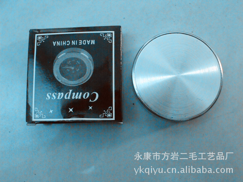 Compass manufacturer Chinese and English panel outdoor portable mini pointer 60mm stainless steel metal compass