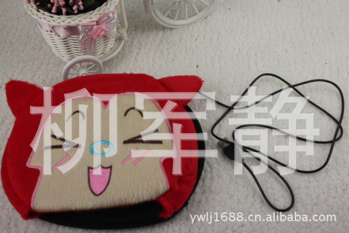 Christmas special fashion exquisite USB mouse pad heating mouse pad cute cartoon warm mouse pad wholesale