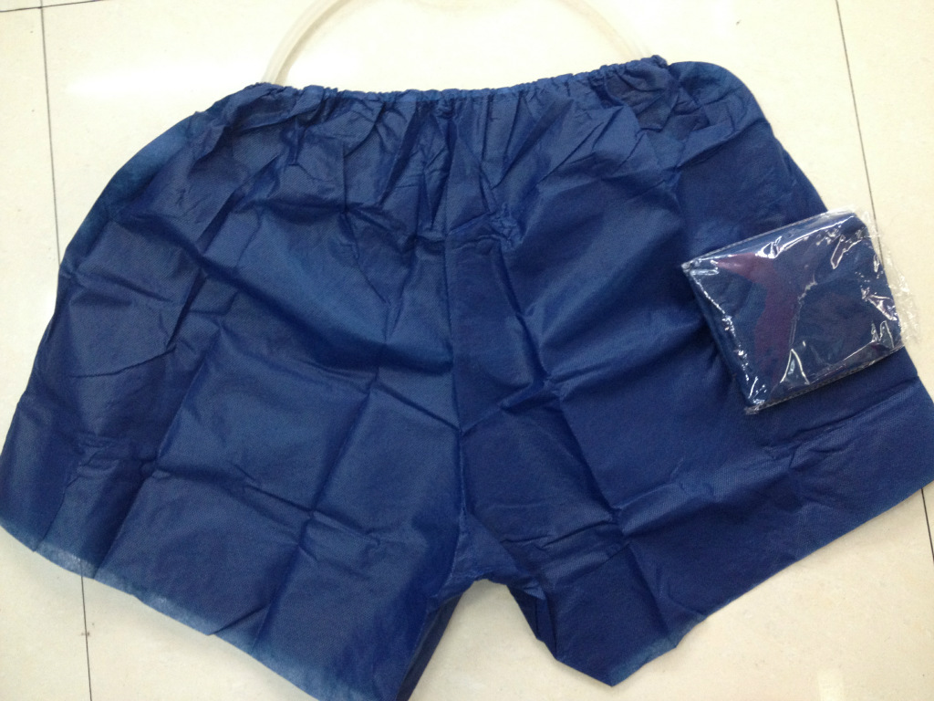 Disposable Shorts Black Blue Underwear Non-woven Shorts Foot Bath Health Boxer Briefs Sauna Shorts Opaque