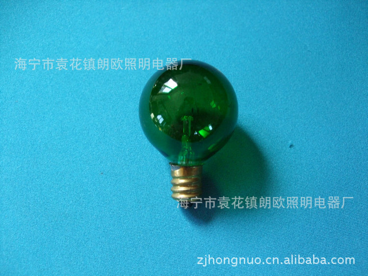 Manufacturers supply G40 color bulb G40 color bulb spherical color bulb