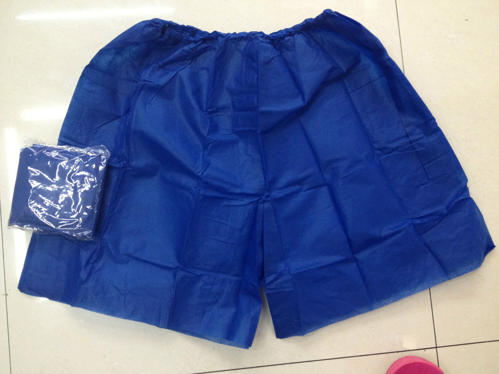 Disposable Shorts Black Blue Underwear Non-woven Shorts Foot Bath Health Boxer Briefs Sauna Shorts Opaque
