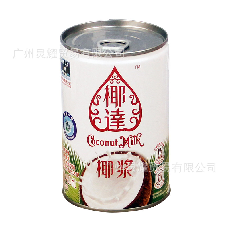 Panda brand Yida coconut milk 400ml concentrated coconut milk milk tea similiu Yangzhi sweet dew baking dessert raw materials