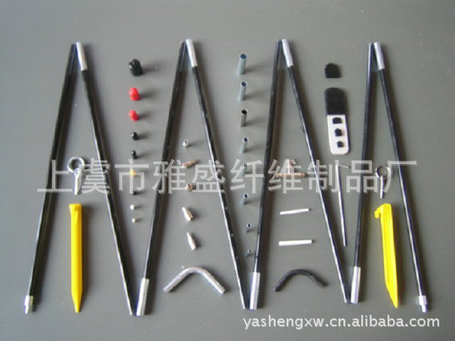 Factory supply camping tent pole fiberglass camping tent bracket outdoor accessories tent pole