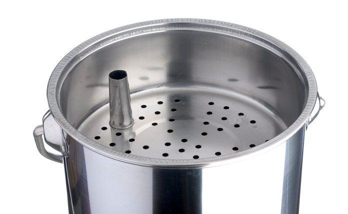 Stainless steel tea bucket thickened stainless steel tea bucket trash can