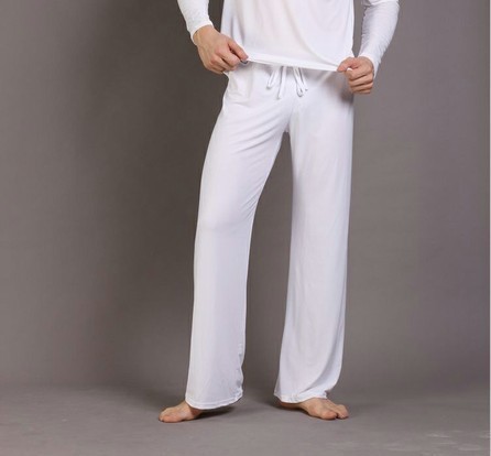 Smooth and Loose Men's Casual Pants, Breathable and Cool Home Pants, Trousers, Casual Pajama Pants Wholesale