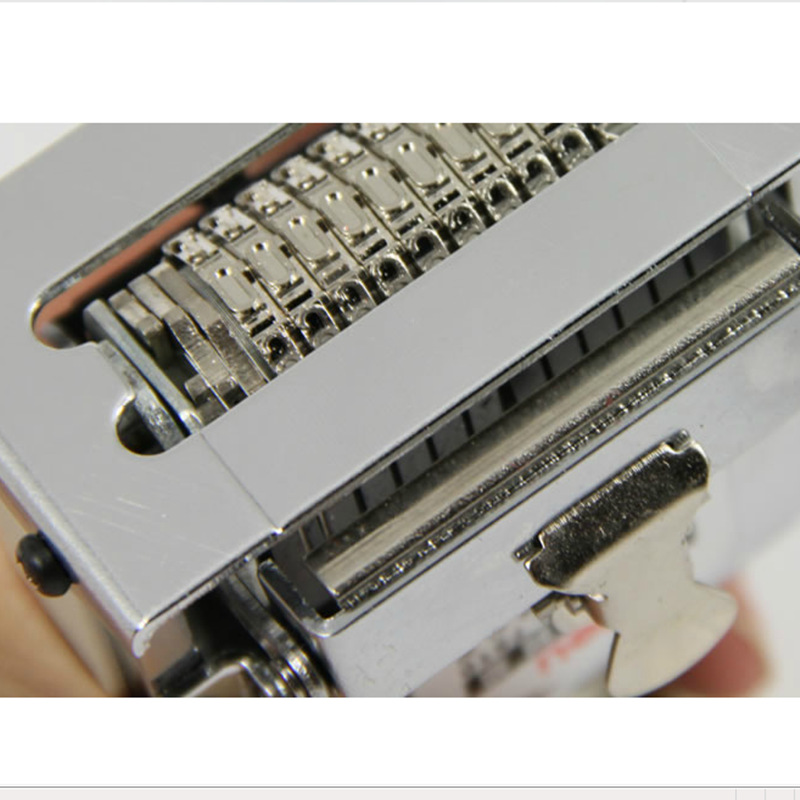 Deli 7508 small automatic number machine continuous date seal manual stamp cover activity combination same number time