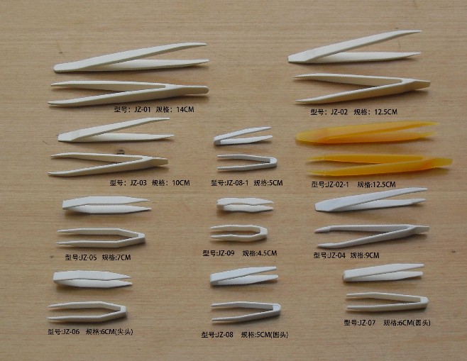 Клипсы для еды, пластиковые пинцеты, прозрачные пинцеты