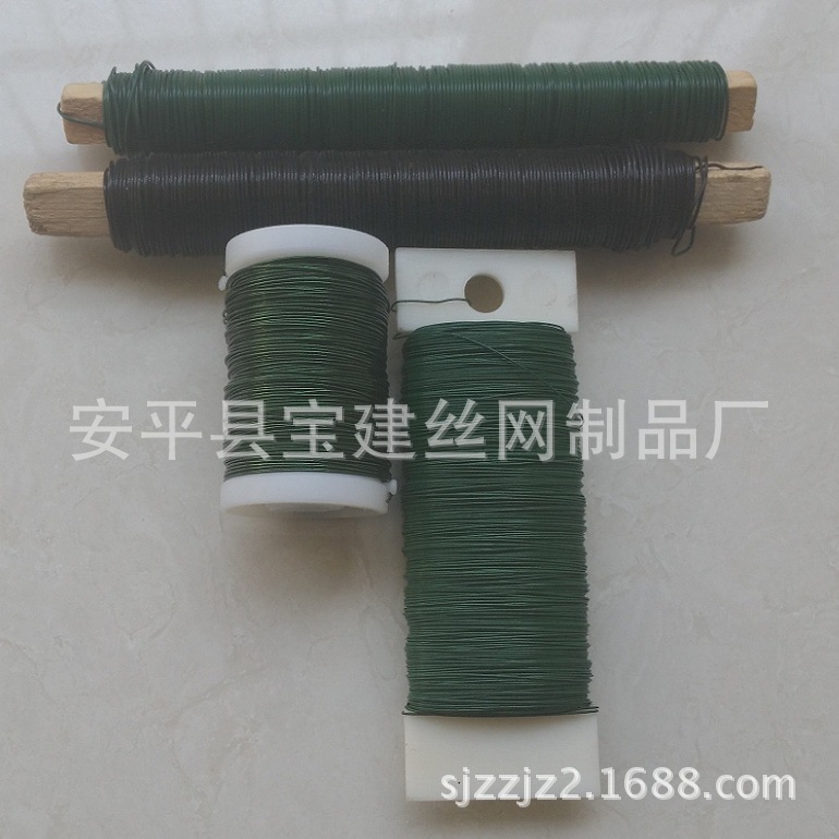 Manufacturers Supply 22 Deep Green 35m Long Plastic Plate Paint Wire Large Favorably